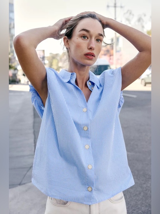 Zara Tops - ZARA PUFF SLEEVE SHIRT